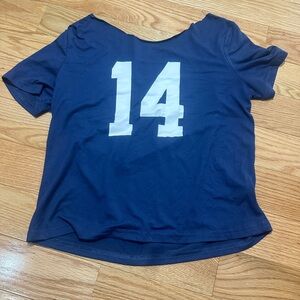 navy blue 14 shirt